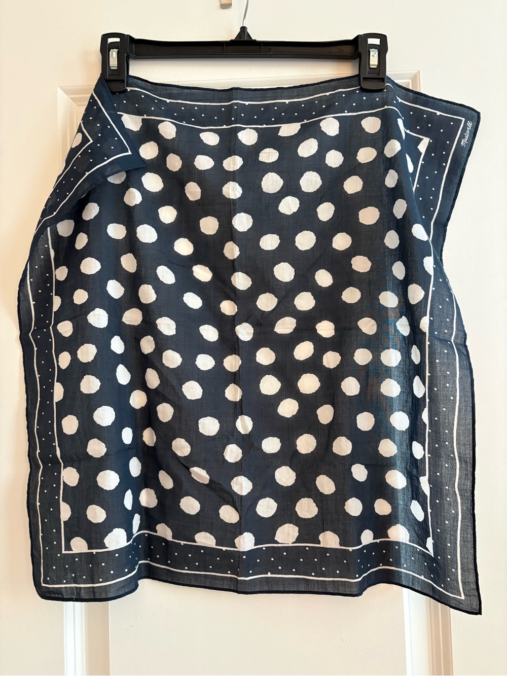 Madewell polka-dot cotton bandana